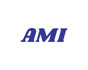 AMI logo design vector template