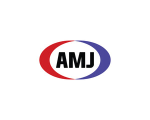 AMJ Logo design vector template
