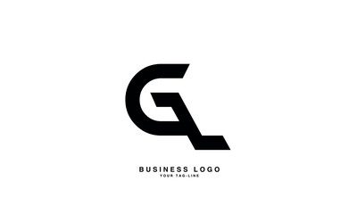 GL, LG, G, L, Abstract Letters Logo Monogram