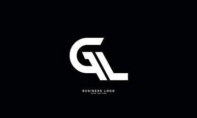 GL, LG, G, L;, Abstract Letters Logo Monogram