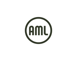 AML Logo design vector template