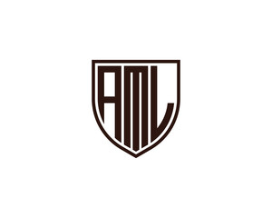 AML Logo design vector template