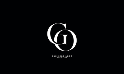 GO, OG, G, O, Abstract Letters Logo Monogram