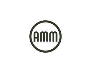 AMM Logo design vector template