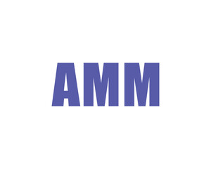 AMM Logo design vector template