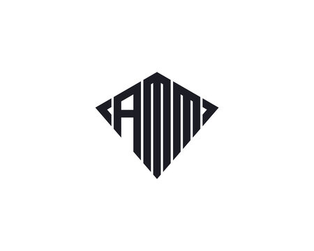 AMM Logo design vector template