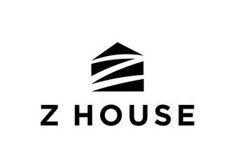 letter z house logo, design, Vector, illustration, Creative icon, template