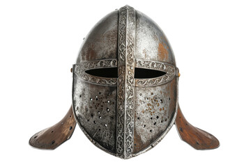 Helmet and Shield Isolated on Transparent Background