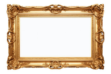 Picture Frame Isolated On Transparent Background