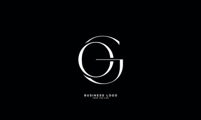 GO, OG, G, O, Abstract Letters Logo Monogram