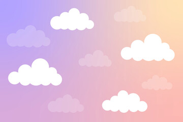 Abstract cloud background