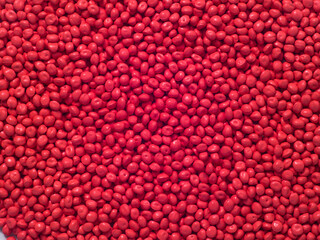 hot cut peach pink masterbatch granules, this polymer is a coloring agent for products in the plastics industry