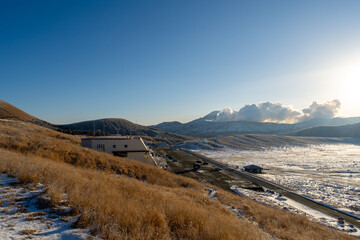 阿蘇山　草千里ヶ浜からの風景
