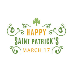 happy saint patrick's march 17