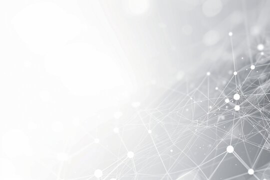 Explore a sleek grey and white abstract technology background, symbolizing hi-tech digital connectivity and communication, embodying concepts of high technology, science, and innovation