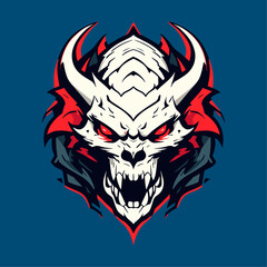 skull of the dragon head devil