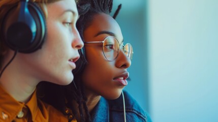 Melancholic look, shared sounds.