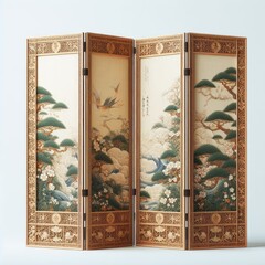 Folding Chinese partition screen
