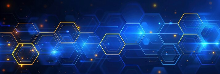 Explore the dynamic world of vector hexagons pattern, featuring a geometric abstract background adorned with simple hexagonal elements, perfect for technology banners, web wallpapers, and texture desi