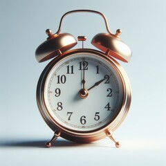 alarm clock isolated on white

