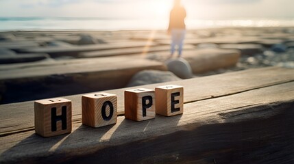 Hope portrayed in stock photography with a positive perspective , hope, stock photography, positive perspective - obrazy, fototapety, plakaty
