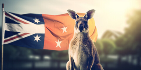 Australian Slang For Kangaroo, Australia Day, 
Australia Free Vector - obrazy, fototapety, plakaty