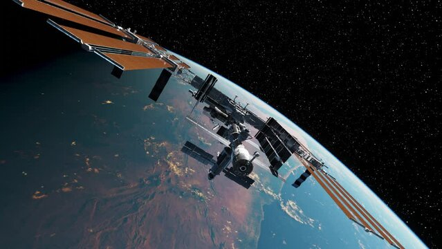 Spacestation in orbit