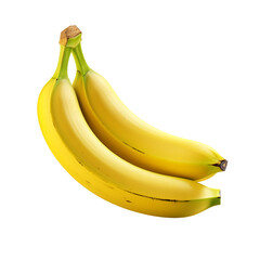 banana isolated on transparent background