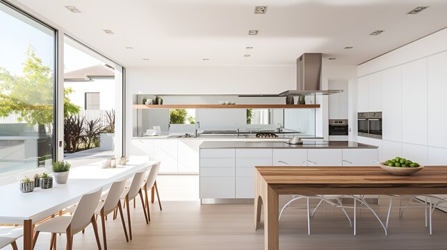 Modern Kitchen portrayed in stock photography , Modern Kitchen, stock photography, contemporary