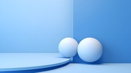 Minimalistic 3D rendered background with soft elements , minimalistic, 3D rendered, soft background
