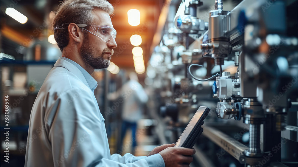 Leinwandbilder engineer are developing the latest smart devices to improve production efficiency. generative ai.
