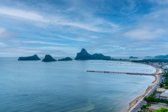 Ao Prachuap Khiri Khan.  Ao Manao bay in Prachuap Khiri Khan, Thailand.