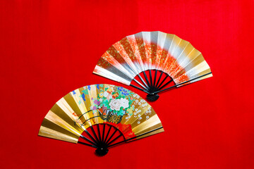 日本的伝統工芸品の舞扇、舞踊や装飾品としも非常に美しい。贈り物にも最適。