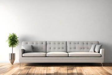 Living Room Setting - couch to face a blank wall