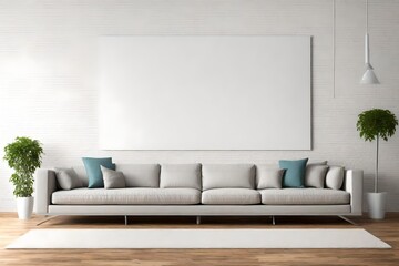 Living Room Setting - couch to face a blank wall