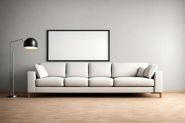 Living Room Setting - couch to face a blank wall