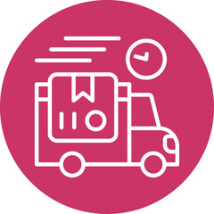 Fast Delivery Icon Style
