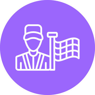 recommend clip art: Flagman Icon Style