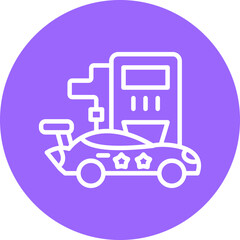 Fuel Station Icon Style
