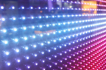LED rgb screen transparent technology.	