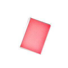 Creative concept blank paper stack isolated on plain background , suitable for your element scenes.