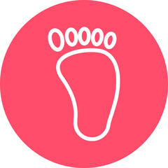 Footprint Icon Style