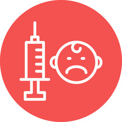 Vaccination Icon Style