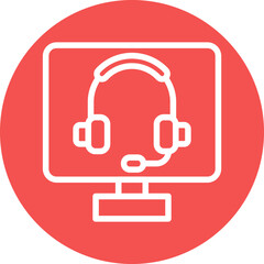 Online Support Icon Style