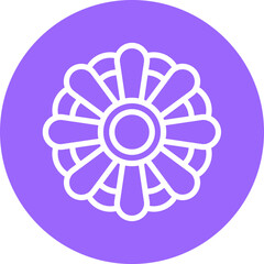 Floral Design Icon Style