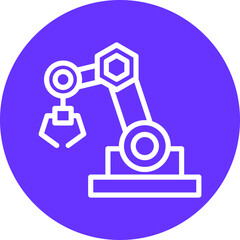 Autonomous Manufacturing Icon Style