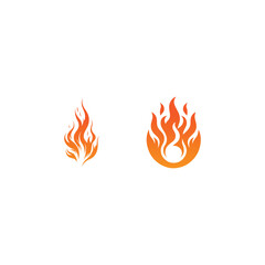 Stylized Fire Icons With Simplistic and Intricate Designs on a White Background