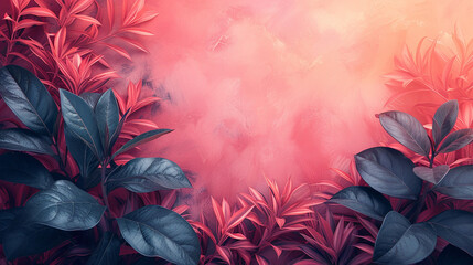 Natural and floral quiet background with artificial tones 