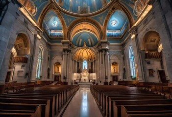 interior of the church