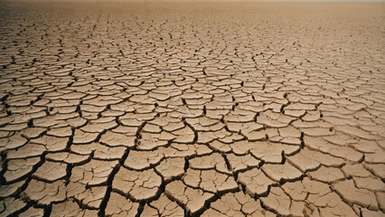 desert with a few small patches of dirt, high quality stock picture